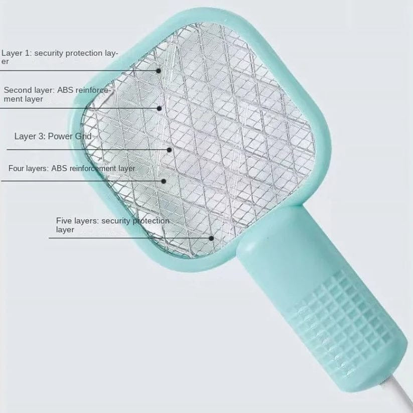 Electric Mini USB Mosquito Killer Racquet Lamp – Wireless Night Bulb & Effective Insect Catcher (Random Color)