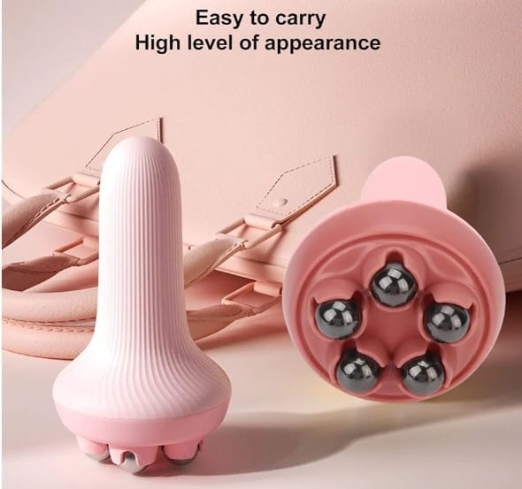 360 Roller Manual Hand Massager Handheld Massage Ball