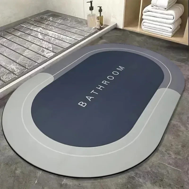 Washroom Mat Non-Slip 2.5mm | Oval Shape