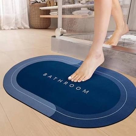 Washroom Mat Non-Slip 2.5mm | Oval Shape