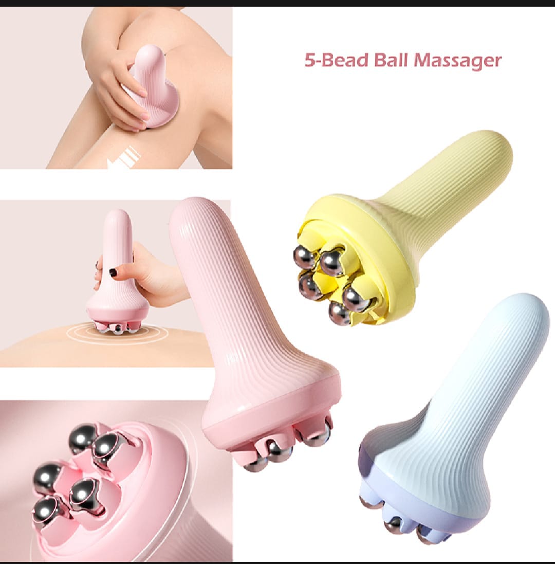 360 Roller Manual Hand Massager Handheld Massage Ball