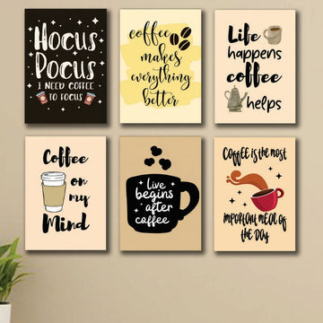 Set of 6 Premium Wall Art Photo Tiles